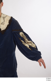  Photos Man in Historical Dress 19 16th century Blue suit Historical Clothing arm sleeve 0002.jpg